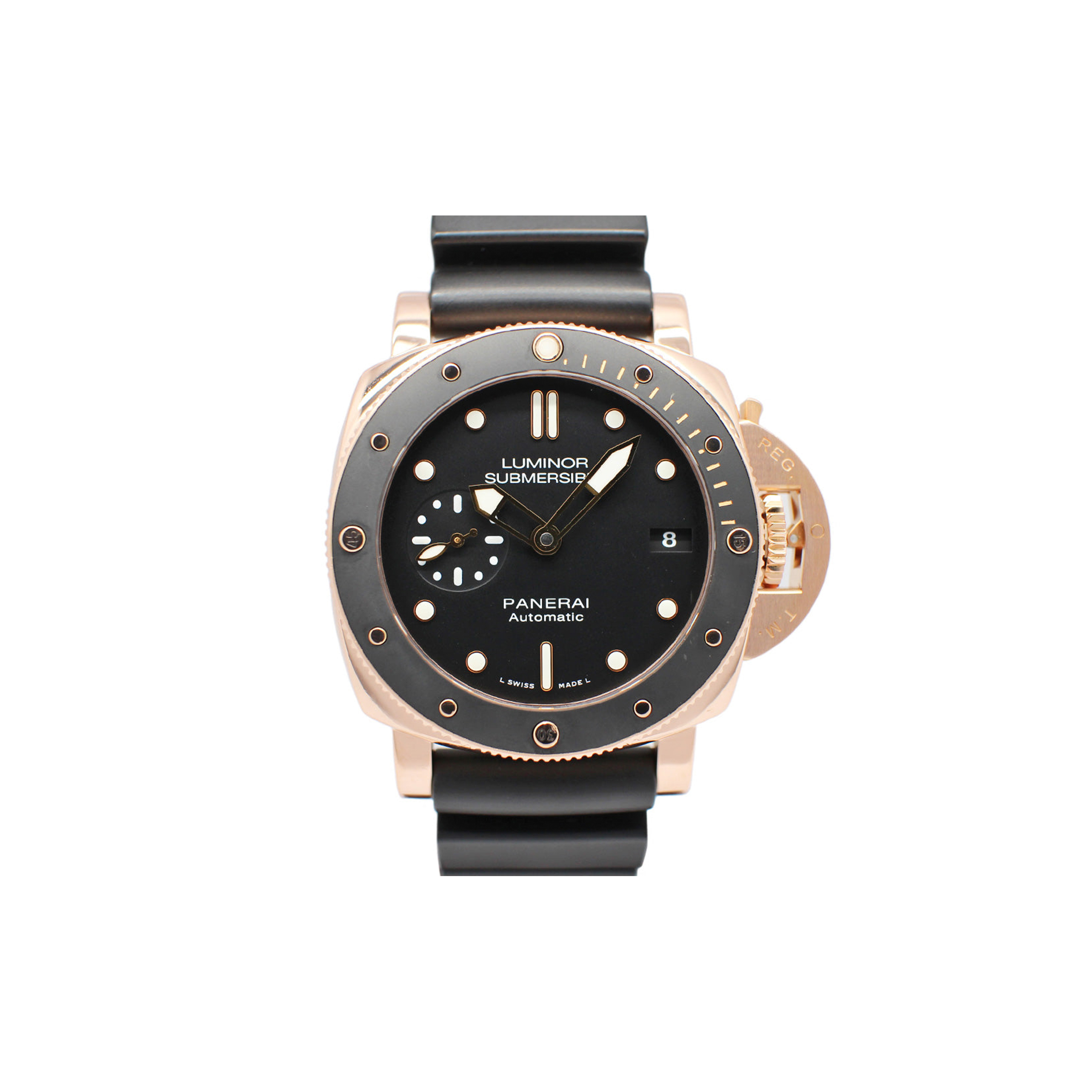 pa*e*ai luminoir 1950 subM*rable 3 ds oloroso black aut0matic watch pam00684